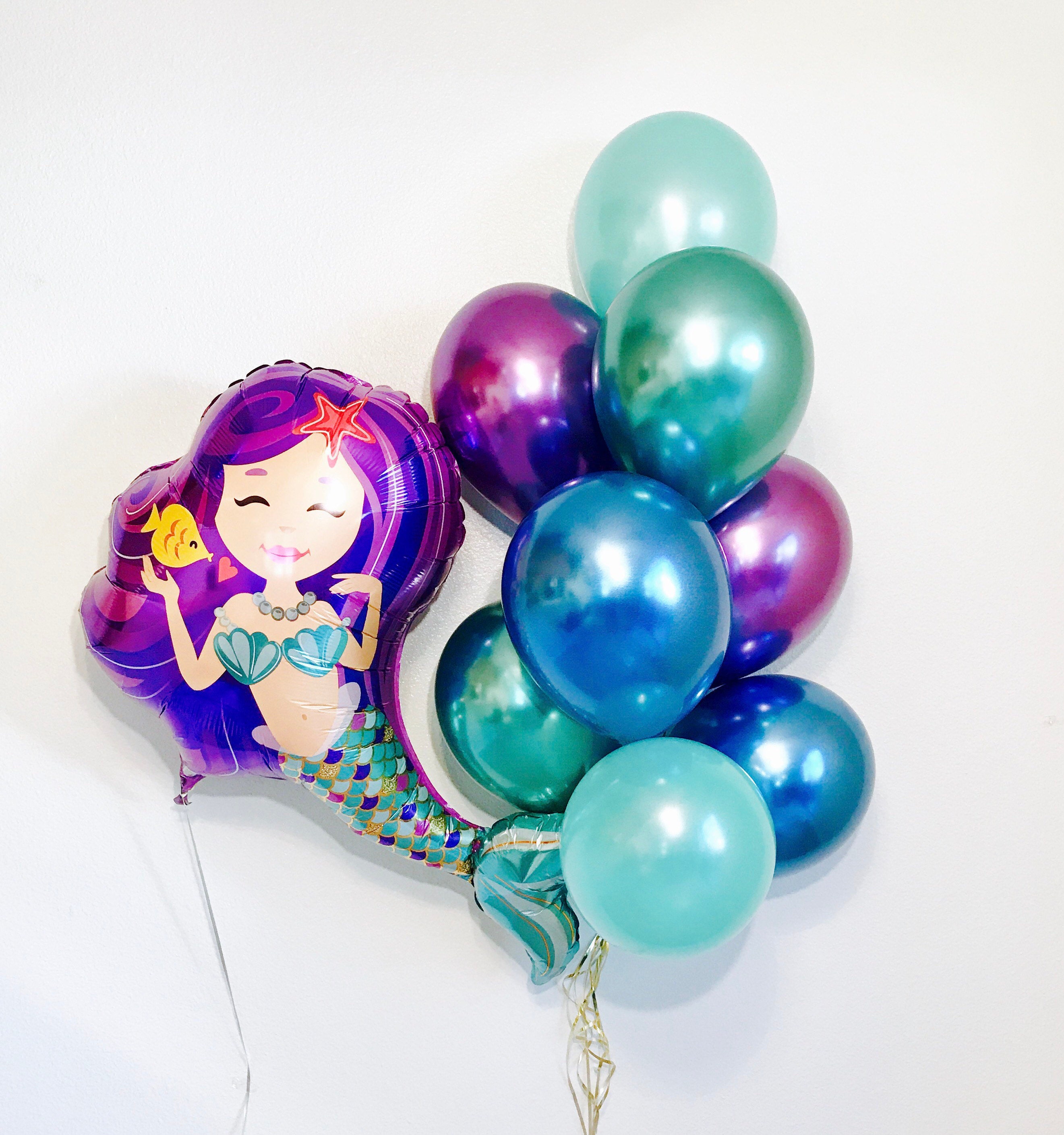 MERMAID Balloon 38 Inch Mermaid Balloon Mermaid Party Under Etsy