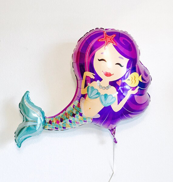MERMAID Balloon, 38 Inch Mermaid Balloon, Mermaid Party, Under the Sea Theme, Mermaid Bachelorette, Mermaid, Mermaid Decor, Mermaid Birthday Il_570xn