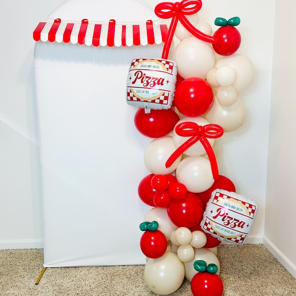 That's Amore Garland That's amore Bridal Shower amore backdrop Ciao Baby Italian birthday Tomato Garland Pizza Party Off the Market Shower