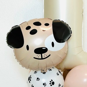 Puppy Balloon, Puppy Birthday Party, Dog Birthday, Lets Pawty, Pawty, Paw Print, Dog Birthday party, Puppy Dog, Puppy Balloon Doggy Birthday image 2