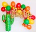 Fiesta Balloon Garland, Fiesta Balloons, Fiesta Decor, Fiesta Balloon Arch, First Fiesta Balloons, Cactus Balloons, Final Fiesta Balloons 