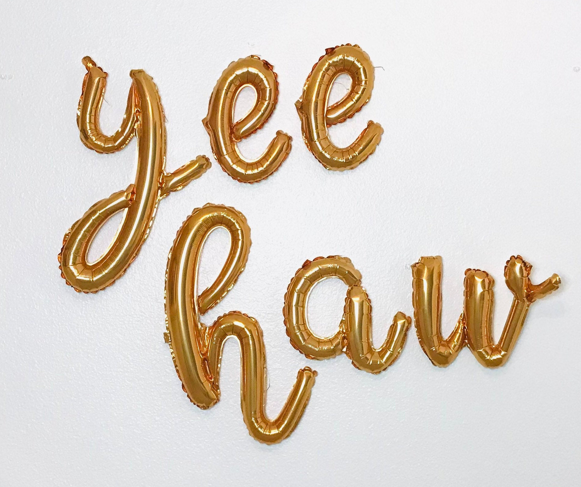 Yee Haw Balloons Yee Haw Banner First Rodeo Birthday Cowgirl Party Cowboy First Birthday Yee haw Bachelorette Nash Bash