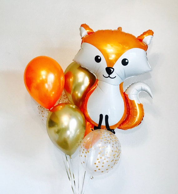 Woodland Fox, Woodland Balloons, Woodland Baby Shower, Woodland Birthday Party, Woodland Animal Party, Woodland Birthday, Forest Friends Il_570xn