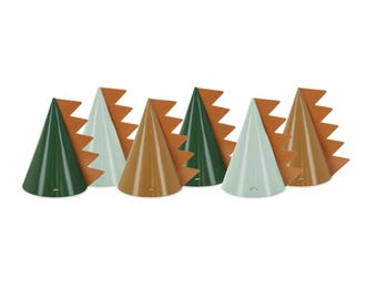 Spiked Dinosaur Hats Dinosaur Party Hats  Dino Party Favors Dinosaur Birthday Dinosaur Party Roar Im 4 Dinofour Three Rex Party Spikey Dino
