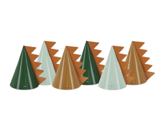 Spiked Dinosaur Hats Dinosaur Party Hats  Dino Party Favors Dinosaur Birthday Dinosaur Party Roar Im 4 Dinofour Three Rex Party Spikey Dino