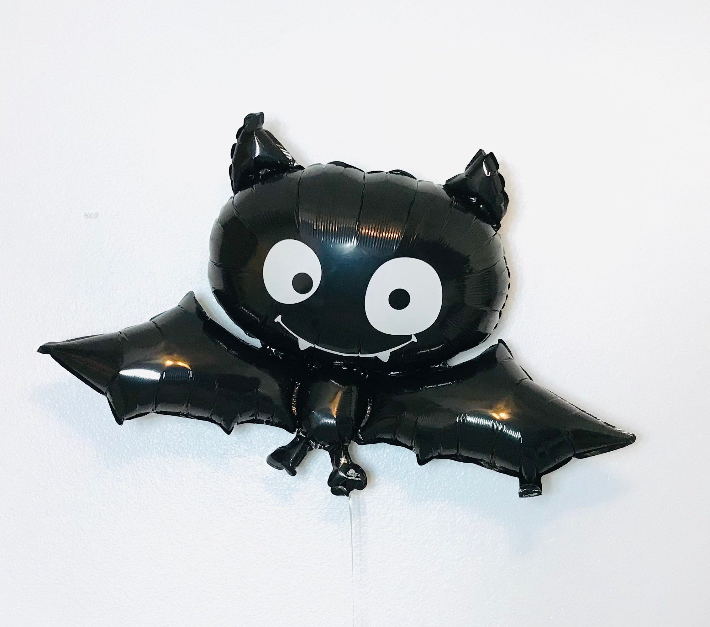 Bat Balloon Halloween Balloon Girl Halloween Party Black Etsy 日本
