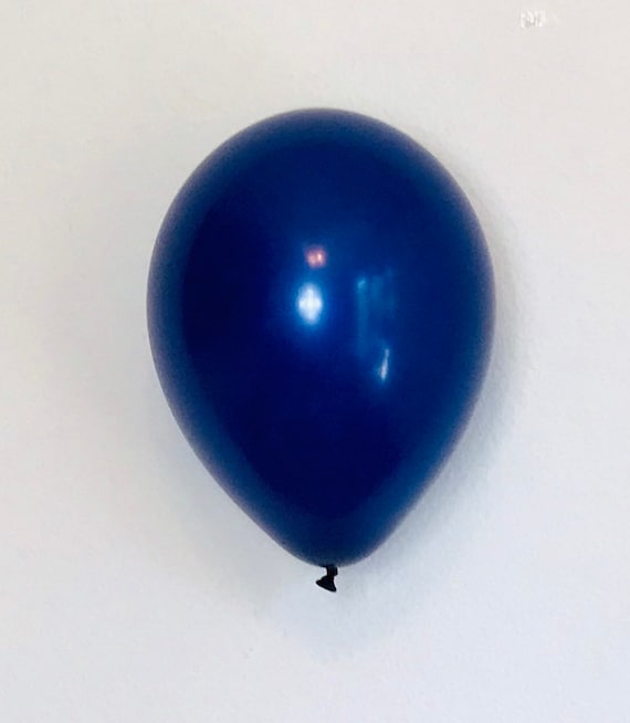 Ballons De Fête En Latex Bleu Marine, 50 Paquets De Ballons Ronds