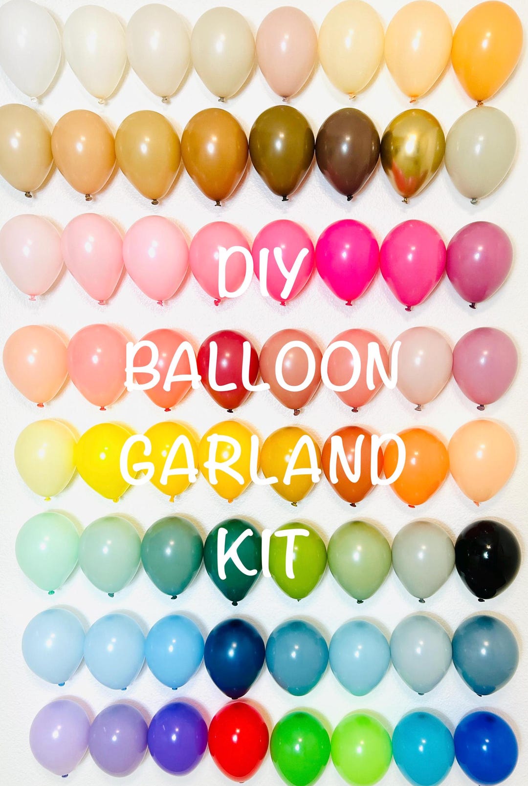 Custom Colors Garland Pick Your Own Colors DIY Balloon Garland
