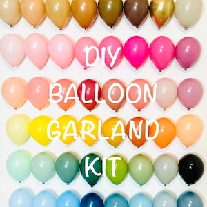 Custom Colors Garland Pick your Own Colors DIY Balloon Garland Custom Balloon Garland Quality Latex Customized Balloon Garland Custom Colors