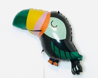 Toucan Balloon, Jungle Animal Balloons, Get Wild Party, Jungle Party, Two Wild Birthday, Party Animal, Toucan Decoration, Toucan, Go Wild