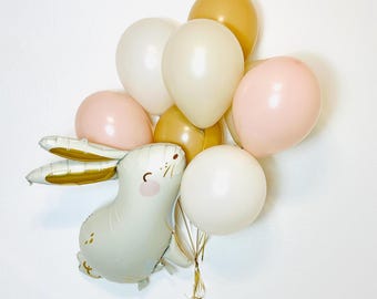 Bunny Balloon Set Somebunny is 1 Bunny Birthday Boho Bunny Balloon Easter Balloons