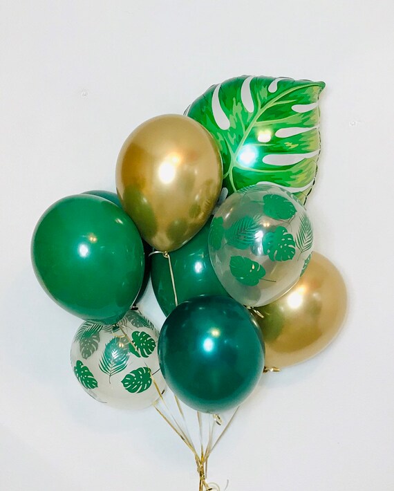 Safari Balloons, Jungle Party, Safari Party, Jungle Balloons, Jungle Theme, Jungle Balloons,Wild One Birthday, Palm Leaf Balloon, Palm Leaf Il_570xn