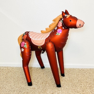 Giant Horse balloon Horse Balloon Pony Party Horse Party Horse Birthday Cute Horse Giddy Up Birthday girl pony party Pony Balloon Cowgirl