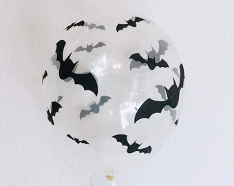 Bat Balloon, Bat Latex, Black Bat Balloon, Halloween Balloons, Halloween Birthday, Halloween Party, Boo day, Girl Halloween Party, Batty