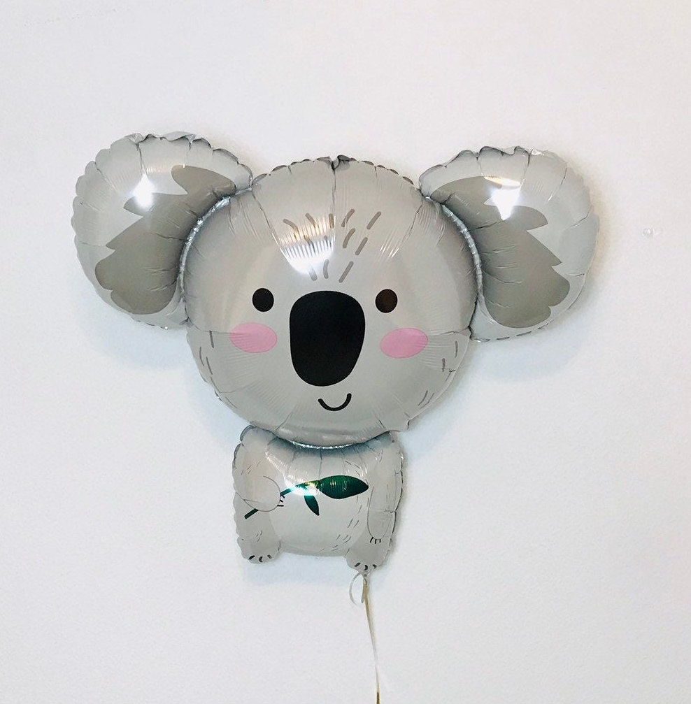 Koala Bear Foil Balloons Jungle Animals Latex Ballons Pet Sloth