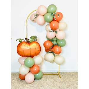 Posh Pumpkin Garland Boho Pumpkin Baby Shower Little Pumpkin on the Way Little Pumpkin Sip and See Pumpkin birthday Pumpkin Birthday  Girl