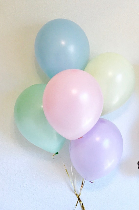 NEW Pastel Matte Balloons Pastel Balloons Chalky Balloons | Etsy