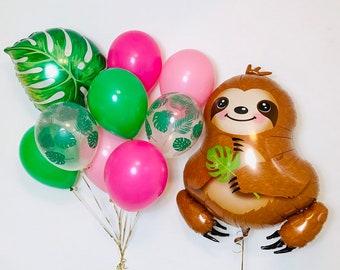 Sloth Balloon, Sweet Sloth Baby, Sloth Balloon, Sloth Baby Shower, Sloth Party, Sloth Birthday, Sloth, Sloth Shape Balloon, Sloth Theme,