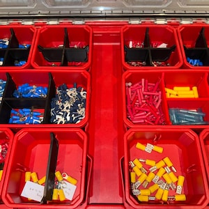 Milwaukee Packout Low Profile Bin Dividers – Packout Accessories - Compatible with 48-22-8431 & 48-22-8436, Multiple options