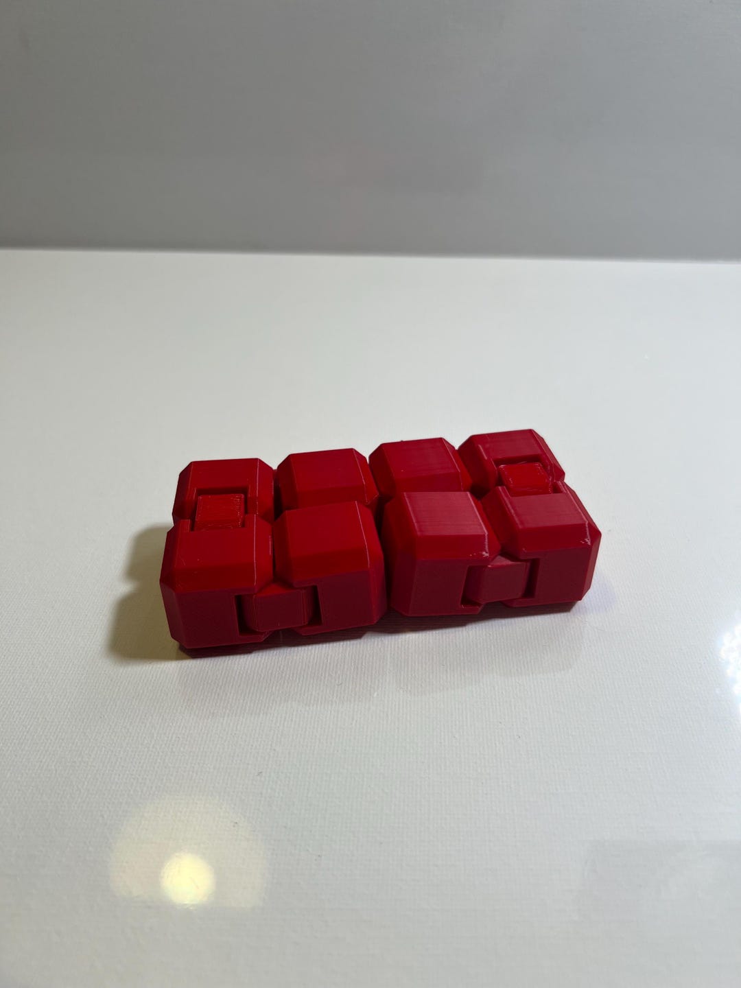 Crimson Red Fidget Cube – 3D Printed Sensory Toy for Focus, Stress ...