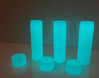 Glow-in-the-Dark 3D Printed Screw-Top Storage Tub – Durable, Smell-Proof Container for Pre-Rolls & More