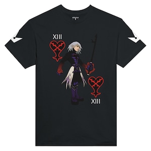 Riku Kingdom Hearts T-Shirt – Iconic Card Shape, Heavyweight Cotton Tee