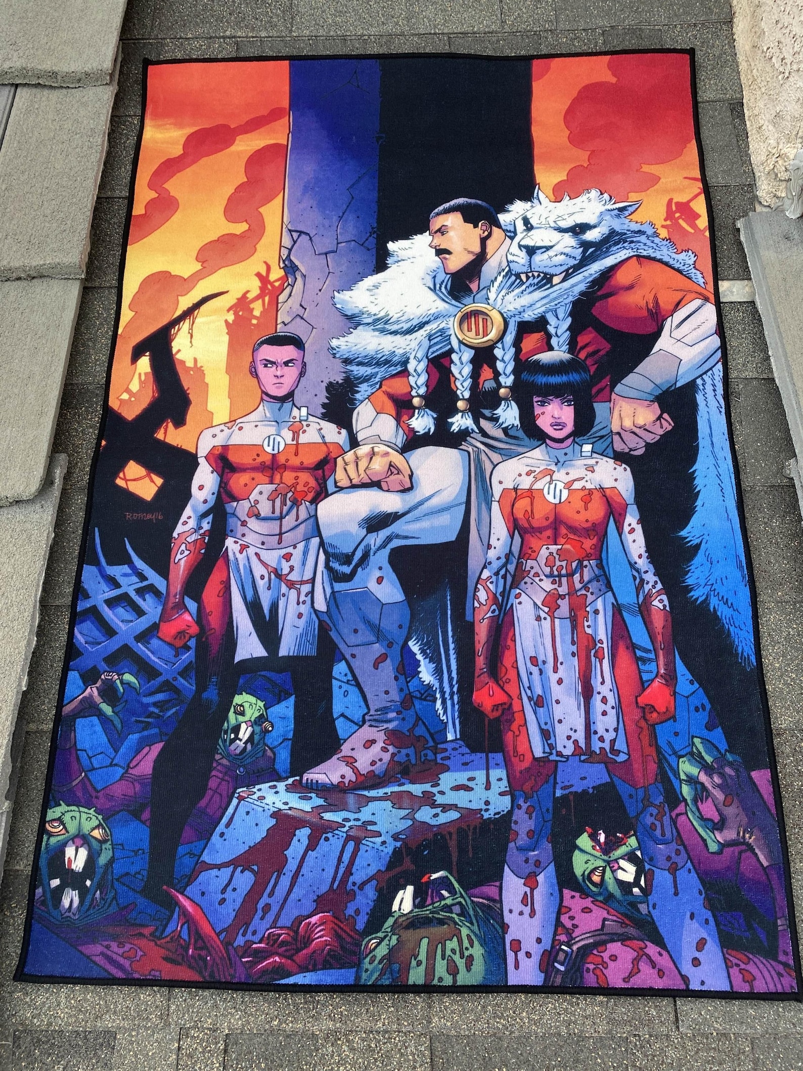 Invincible Custom Rug Thragg Rug Invincible - Etsy