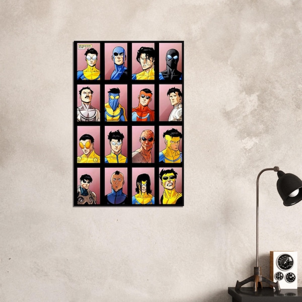 Invincible Variants Poster - Etsy