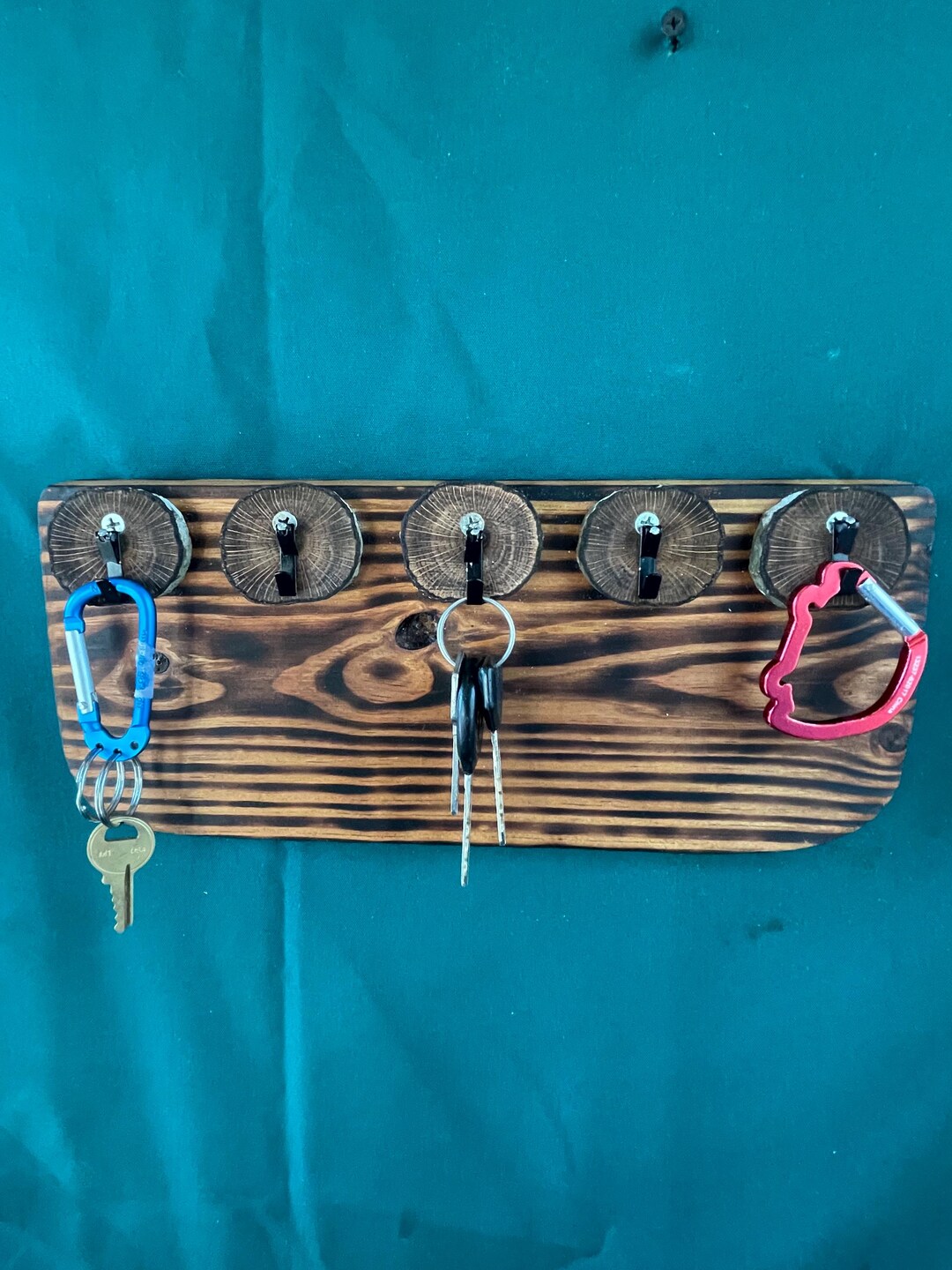 Wooden Rustic Key Hanger - Etsy