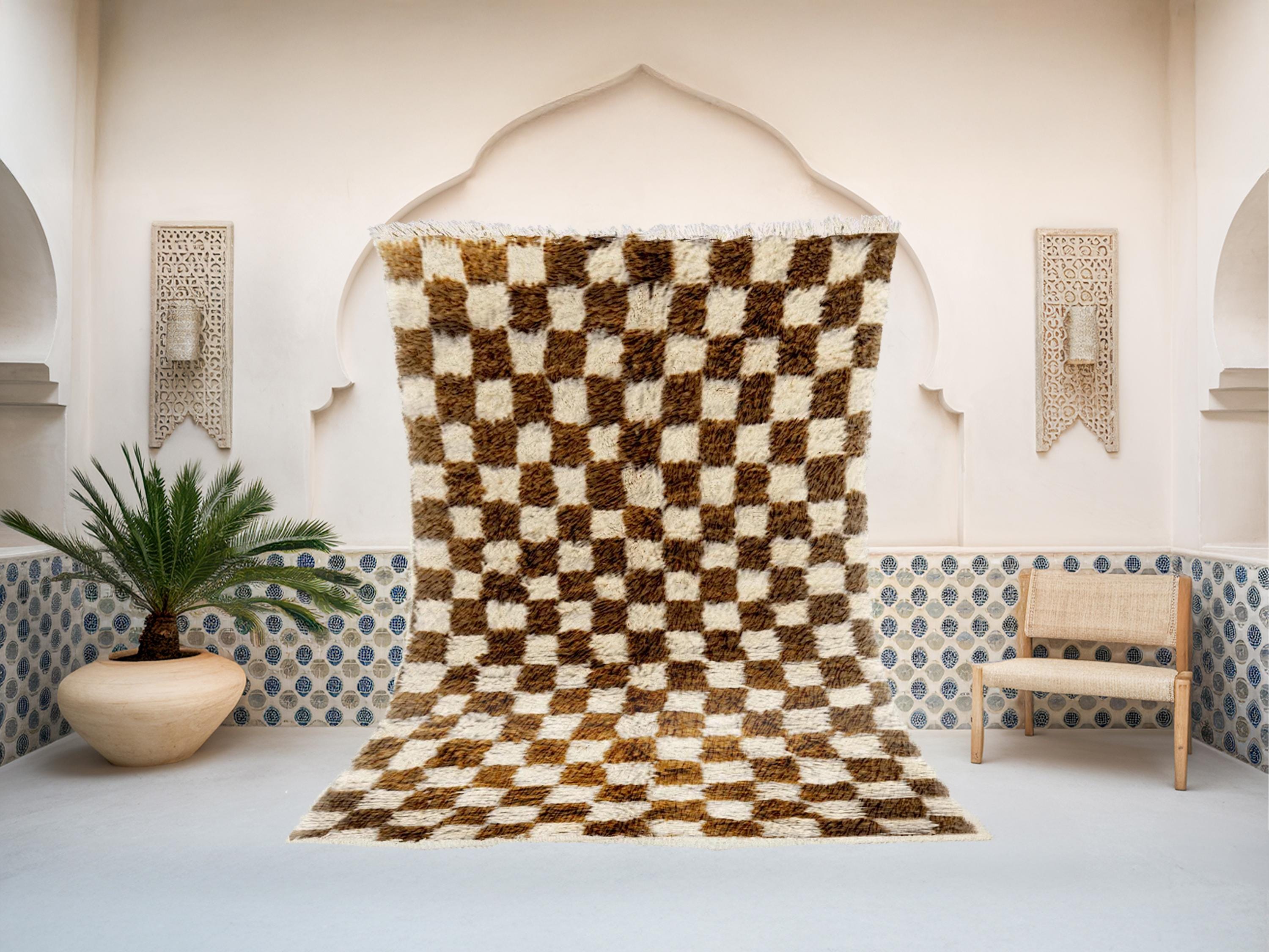 ウール100%手織りラグ トルコラグ モロッコラグ ラグ