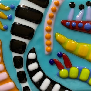 Glass Art | Modern | Texture | Hostess Gift | Fused Glass | Sculpture  | Mother’s Day | Wedding | Shower | Farmhouse | Birthday | Easter