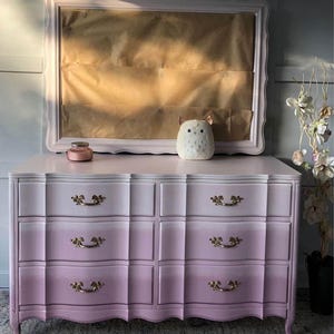 Pink Ombre Dresser - Etsy