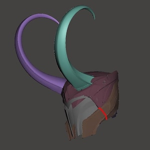 MandoLoki Helmet 3D File