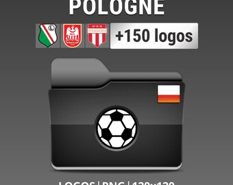 Poland - Pack of 150 Polish Football Club Logos - Ekstraklasa