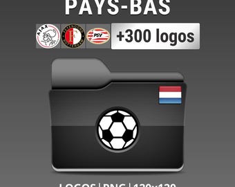 Netherlands - Pack of 300 Dutch Football Club Logos - Eredivisie
