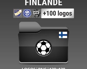 Finland - Pack of 100 Finnish football club logos - Veikkausliiga