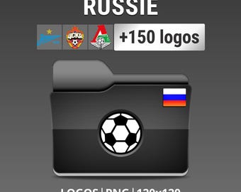 Russia - Pack of 150 Russian Football Club Logos - Premier Liga