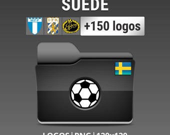 Sweden - Pack of 150 Swedish Football Club Logos - Allsvenskan