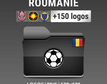Romania - Pack of 150 Romanian Football Club Logos - Liga I