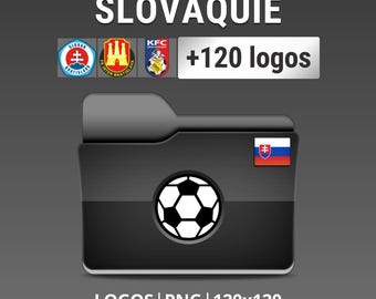 Slovakia - Pack of 120 Slovakian Football Club Logos - Nike Liga