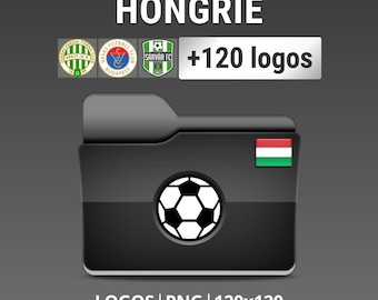 Hungary - Pack of 120 Hungarian Football Club Logos - OTP Bank Liga