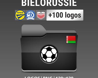 Belarus - Pack of 100 Belarusian Football Club Logos - Vycheïchaïa Liha