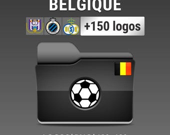 Belgium - Pack of 150 Belgian football club logos - Division 1A