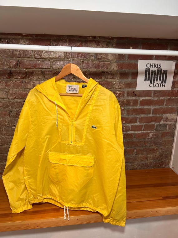 Vintage Lacoste Lacoste Jacke Kariert Vintage Lacoste Jacke Beige