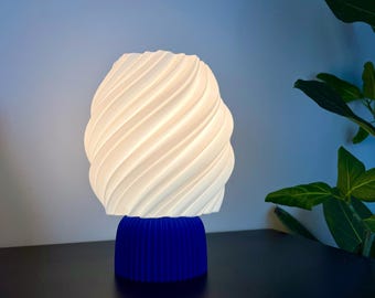 Luminária de mesa moderna de sorvete – Iluminação residencial exclusiva impressa em 3D