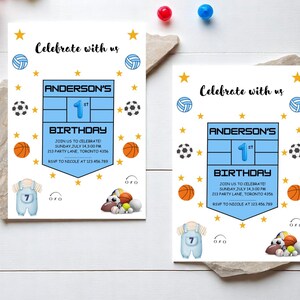 Uitnodigingskaart sportthema verjaardag GEDRUKT + VERZONDEN, uitnodigingskaart sport, sportevenementflyer, uitnodigingskaart sportthema evenement