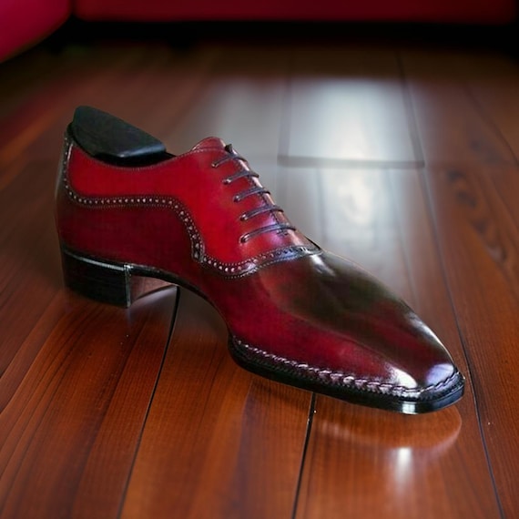 green emerald velvet dress Ambrogio Handmade Men's Handmade Custom Made Shoes Orange Fire Patina   AmbrogioShoes