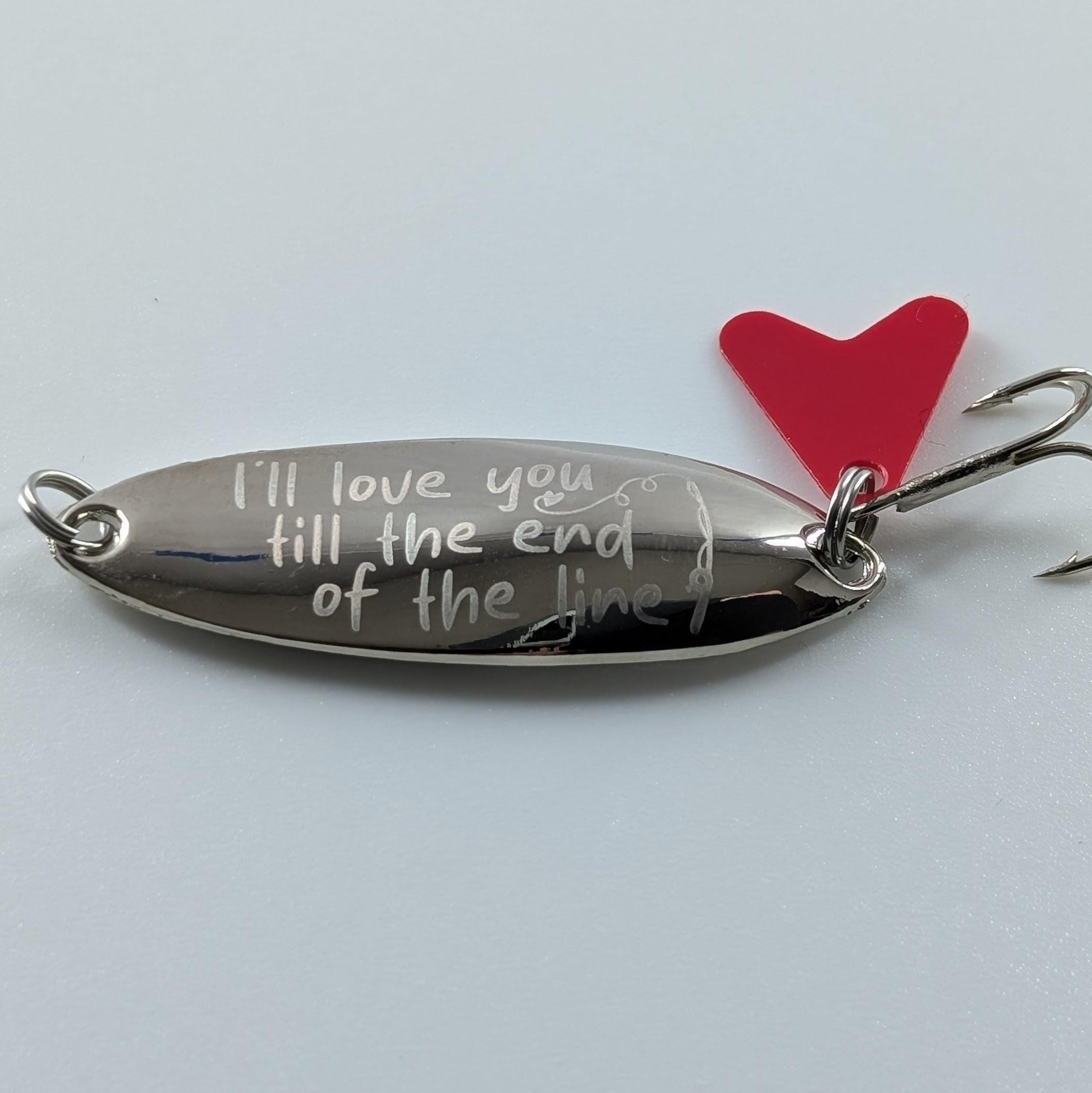 fish love them lures Fishing Lures, Your'e My Person, Father Of the Bride Fishing Lure, Forever Your Little Girl, My Reel True Love, Father's Day Gift, Gifts Men stainless With the Away Fishing Lure Bost Lures 62 Sashimi Tuna