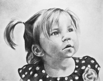 Children Portraits - Comission a custom portrait from your favorite photograph