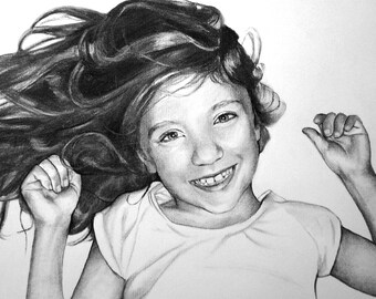 Children Portraits - Comission a custom portrait from your favorite photograph